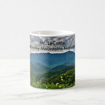 Mt. Leconte  Great Smoky Mountains Mug by LittleThingsDesigns at Zazzle