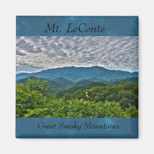 Mt. LeConte, Great Smoky Mountains Photo Magnet