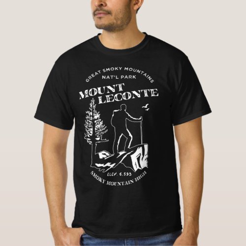 Mt Leconte   Great Smoky Mountains T_Shirt