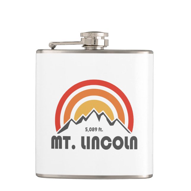 Mt. Lincoln New Hampshire Flask (Front)