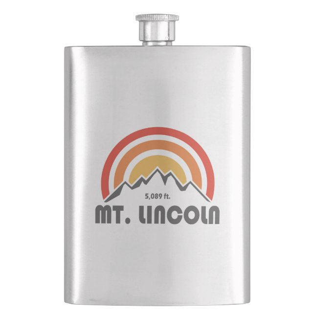 Mt. Lincoln New Hampshire Flask (Front)