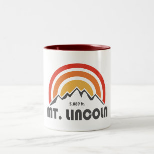 Mt. Lincoln New Hampshire Two-Tone Coffee Mug