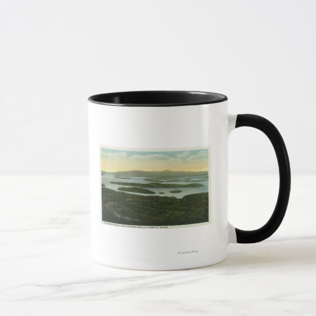 Mt. Major Aerial View of Rattlesnake Island, Mug (Right)