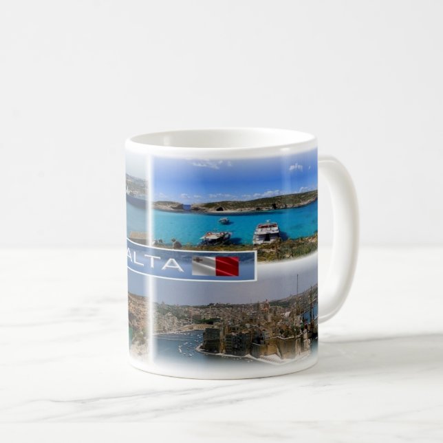 MT Malta - Valletta - Coffee Mug (Front Right)