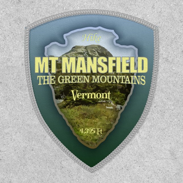Mt Mansfield (arrowhead)  Patch (Front)