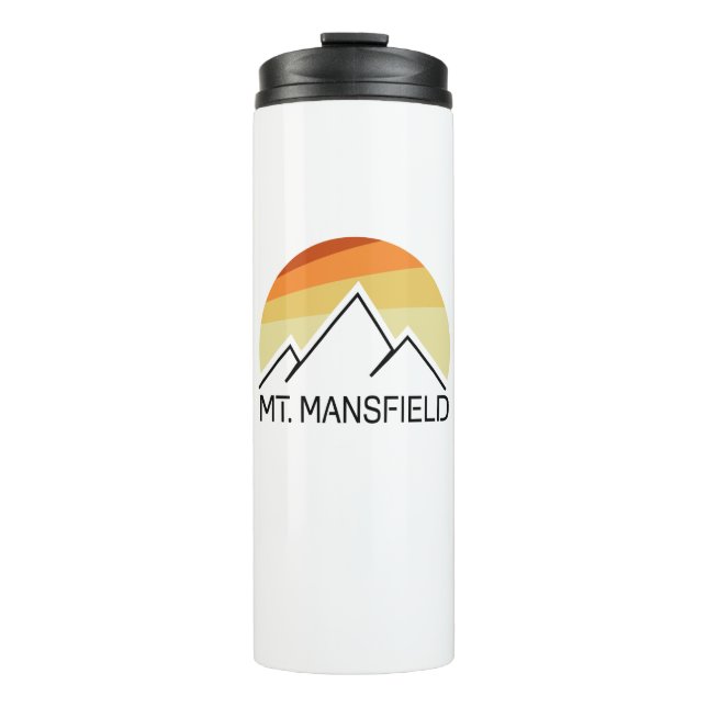 Mt. Mansfield Retro Thermal Tumbler (Front)