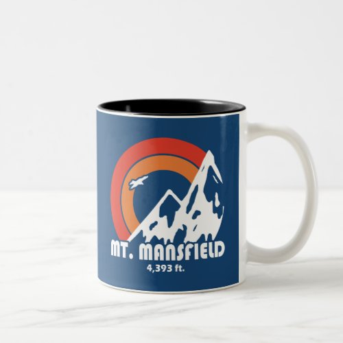 Mt Mansfield Sun Eagle Two_Tone Coffee Mug