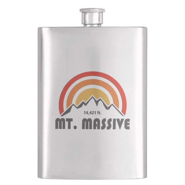 Mt. Massive Flask (Front)