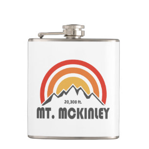 Mt. McKinley Alaska Flask