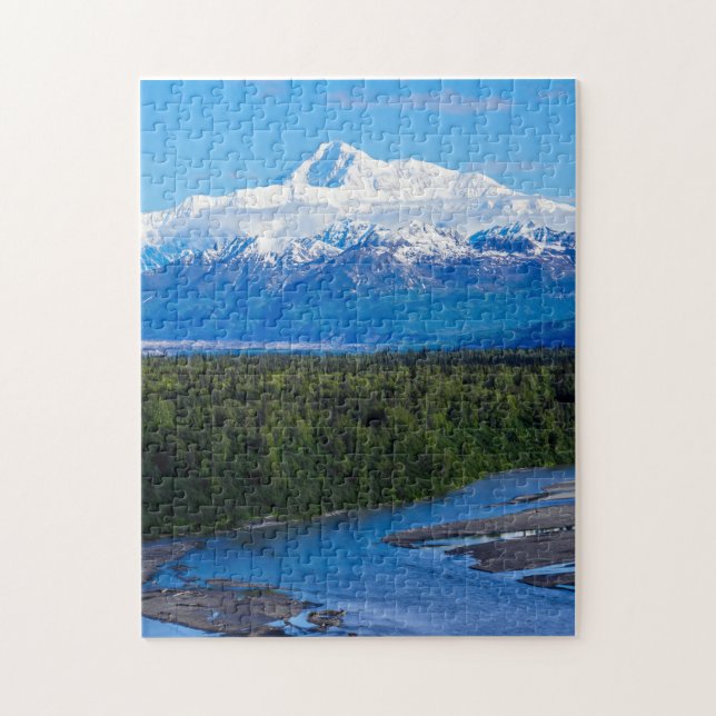 Mt. McKinley Alaska Jigsaw Puzzle (Vertical)