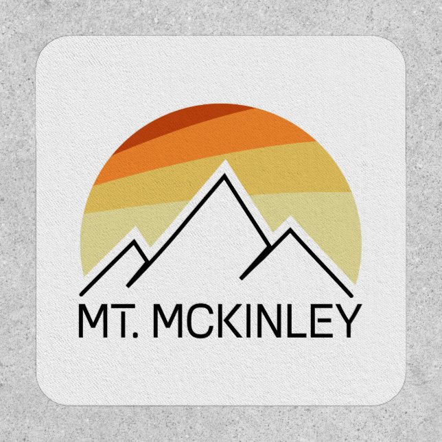 Mt. McKinley Alaska Retro Patch (Front)