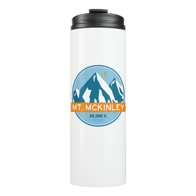 Mt. McKinley Alaska Stars Moon Thermal Tumbler (Front)
