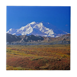 Mt . McKinley Denali National Park , Alaska Ceramic Tile