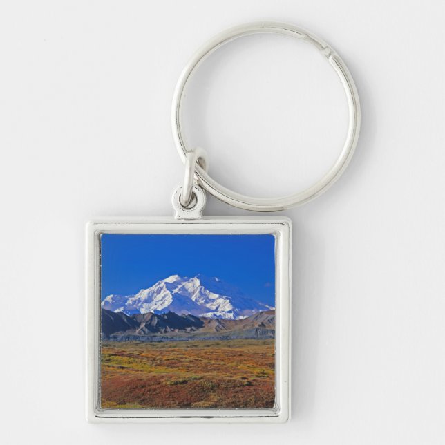 Mt . McKinley Denali National Park , Alaska. Keychain (Front)