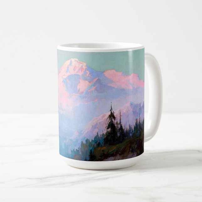Mt. McKinley | Sydney Mortimer Laurence Coffee Mug (Front Right)