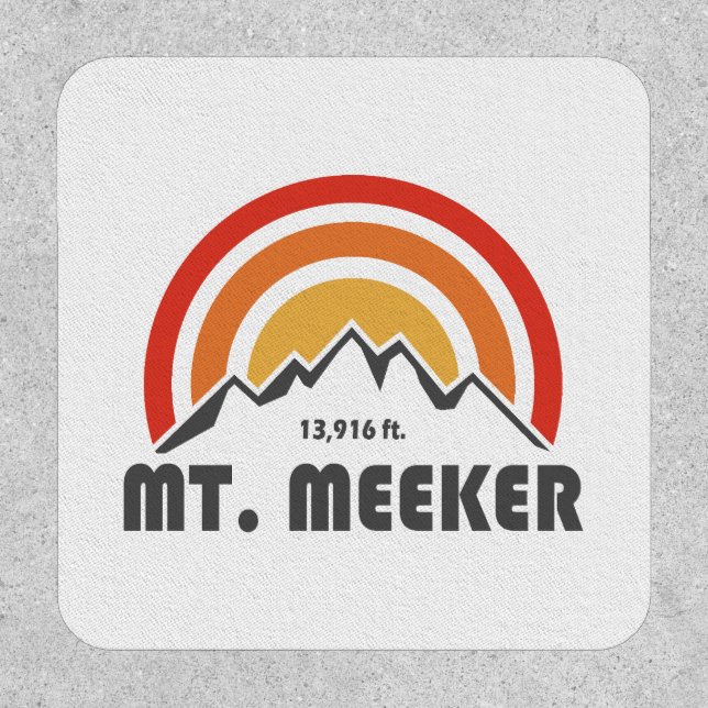 Mt. Meeker Colorado Patch (Front)