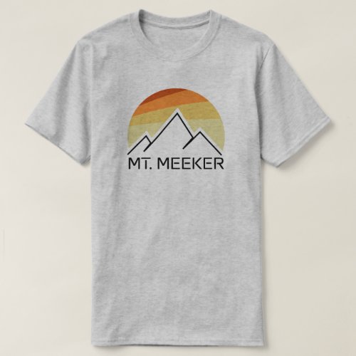 Mt Meeker Colorado Retro T_Shirt