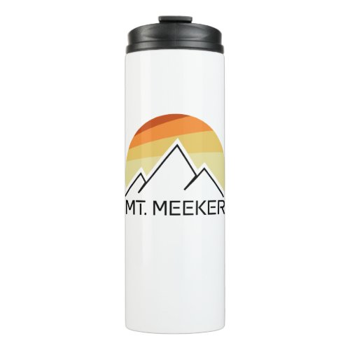 Mt Meeker Colorado Retro Thermal Tumbler