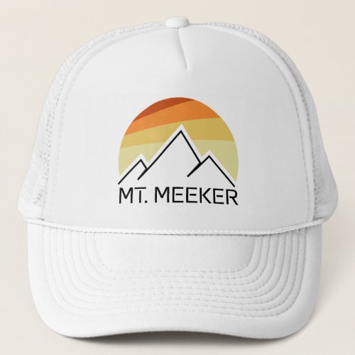 Mt Meeker Colorado Retro Trucker Hat