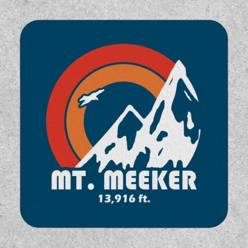 Mt Meeker Colorado Sun Eagle Patch