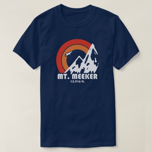 Mt Meeker Colorado Sun Eagle T_Shirt