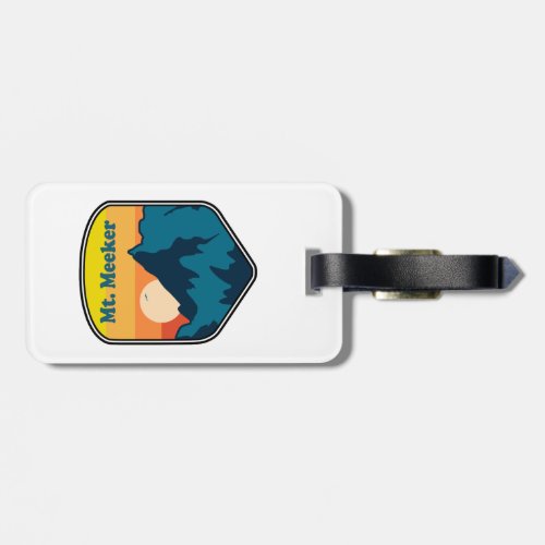 Mt Meeker Colorado Sunrise Luggage Tag