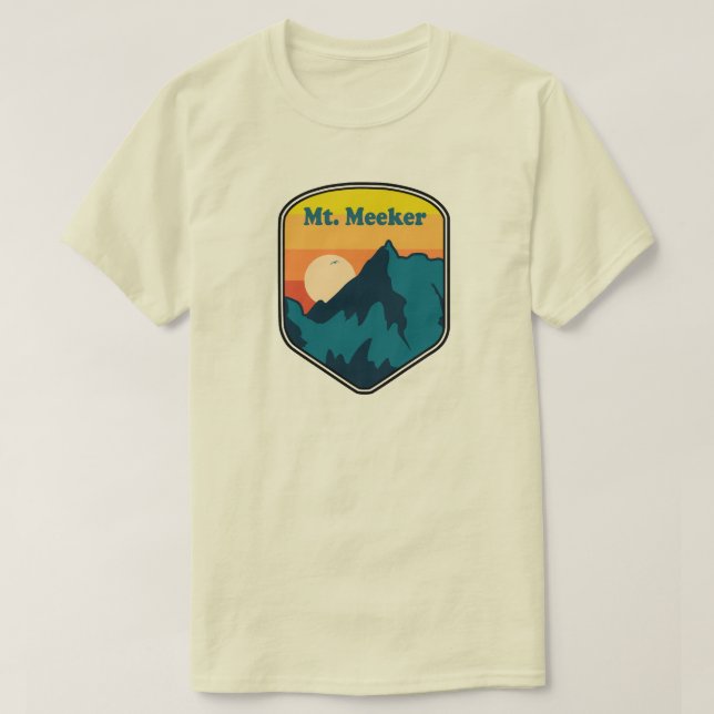 Mt. Meeker Colorado Sunrise T-Shirt (Design Front)