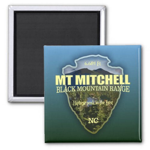 Mt Mitchell arrowhead Magnet