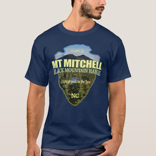 Mt Mitchell (arrowhead) T-Shirt (Front)