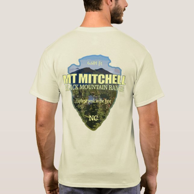Mt Mitchell (arrowhead) T-Shirt (Back)