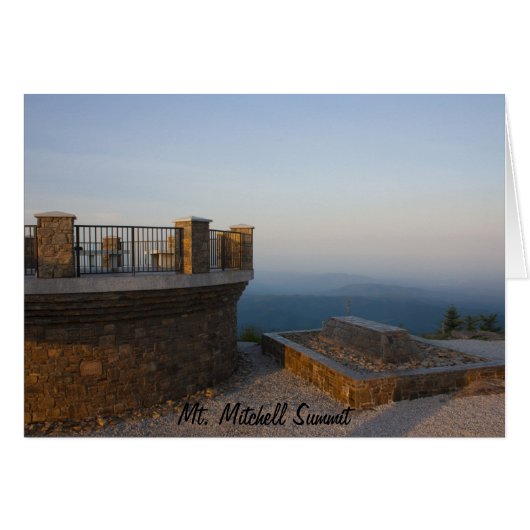 Mt. Mitchell Summit Cards (Front Horizontal)