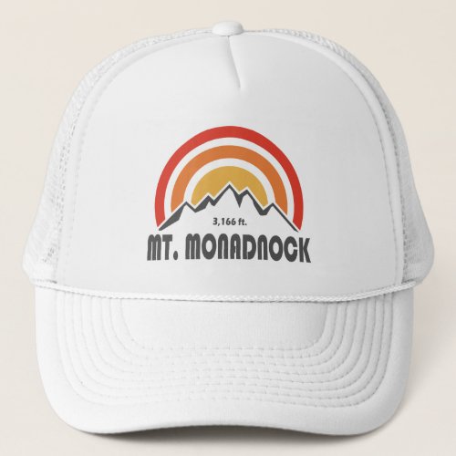 Mt Monadnock New Hampshire Trucker Hat