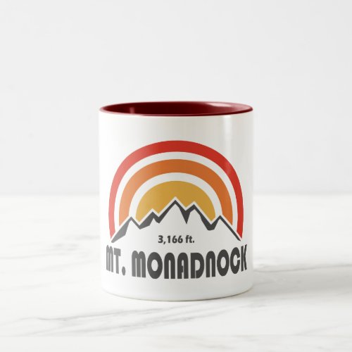 Mt Monadnock New Hampshire Two_Tone Coffee Mug
