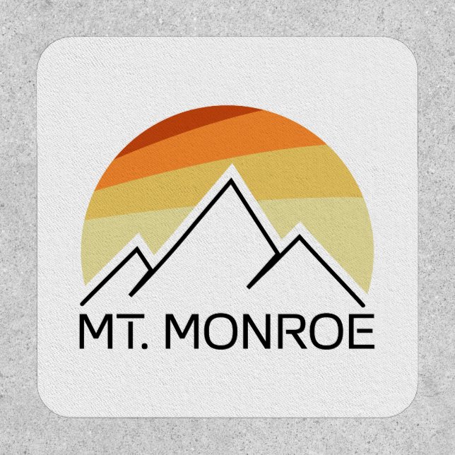 Mt. Monroe New Hampshire Retro Patch (Front)