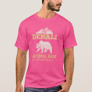 Mt Mount Denali National Park Alaska Bear Shirt