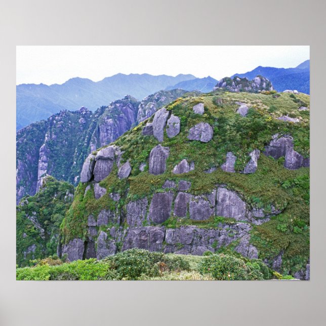 Mt. Nagata, Yakushima, Kagoshima, Japan Poster (Front)