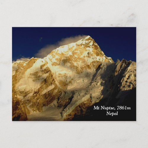 Mt Nuptse Postcard