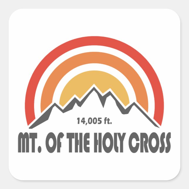 Mt. Of The Holy Cross Square Sticker (Front)