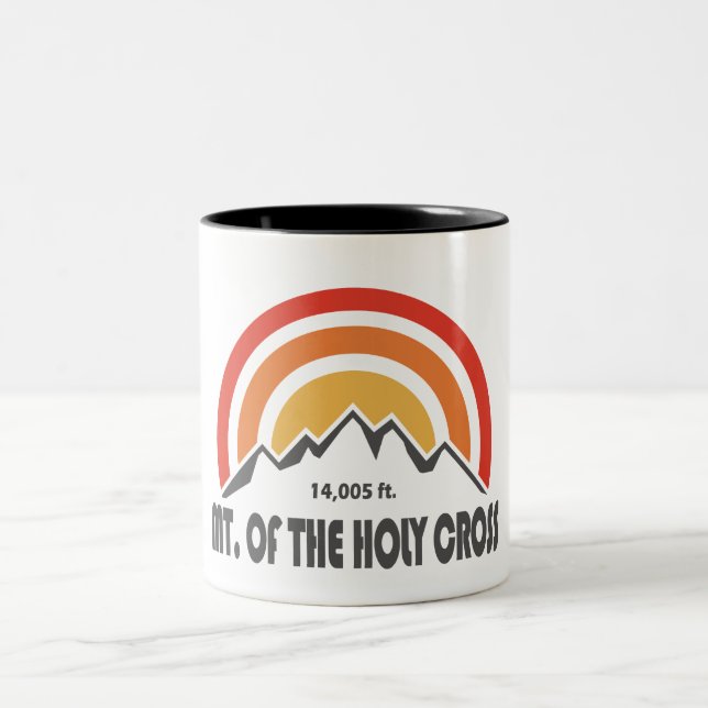 Mt. Of The Holy Cross Two-Tone Coffee Mug (Center)