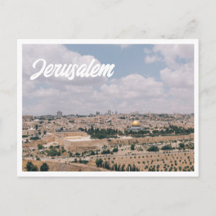 Mt of the Olives Photo Jerusalem Postcard