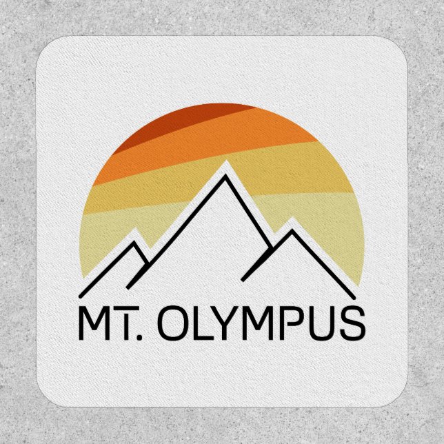 Mt. Olympus Washington Retro Patch (Front)