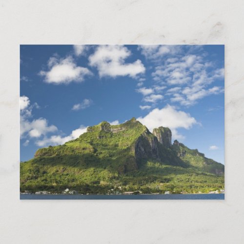 Mt Otemanu and scenics of beautiful Bora Bora Postcard