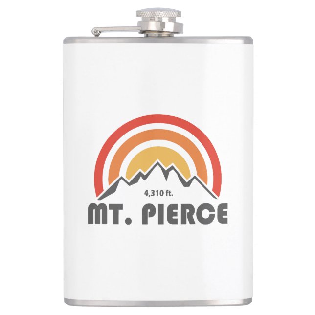 Mt. Pierce New Hampshire Flask (Front)