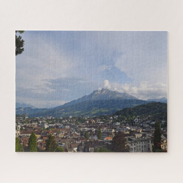 Mt. Pilatus - Lucerne, Swiss - 16x20 - 520 pcs. Jigsaw Puzzle (Horizontal)