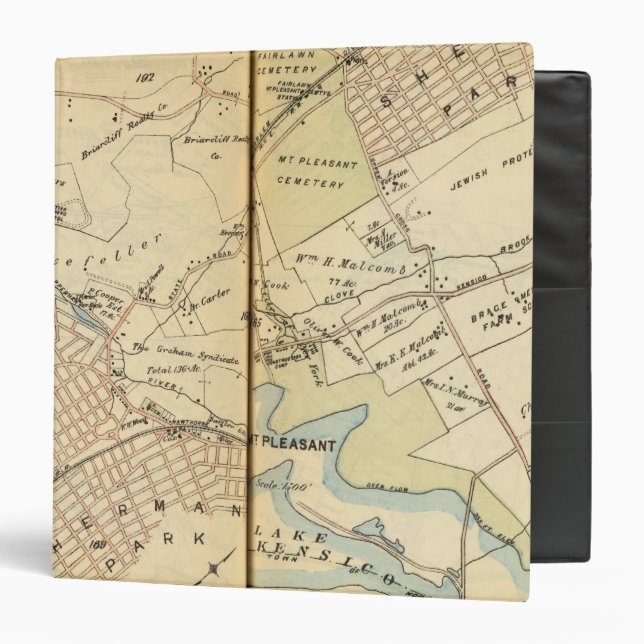 Mt. Pleasant, New York 2 3 Ring Binder (Front/Inside)
