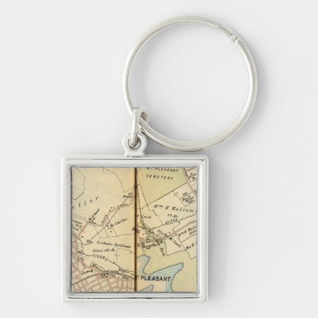Mt. Pleasant, New York 2 Keychain (Front)
