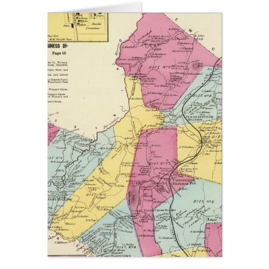 Mt Pleasant, Town Cards (Front)