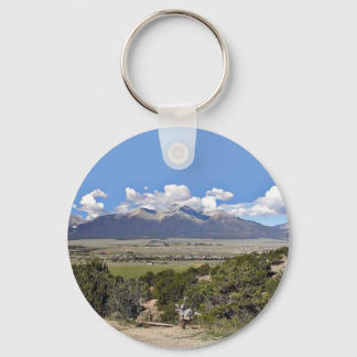Mt Princeton and Arkansas River Valley Keychain