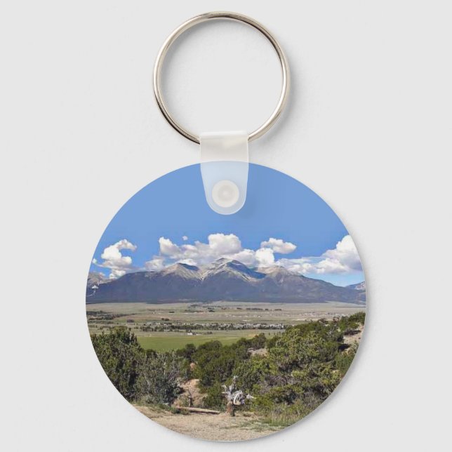 Mt Princeton and Arkansas River Valley Keychain (Front)