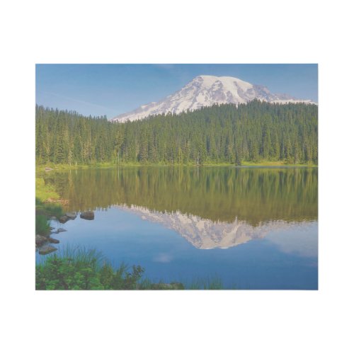 Mt Rainier and Reflection Lake Gallery Wrap